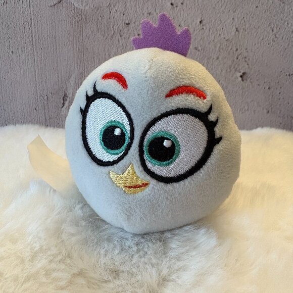 Angry Birds White Bird Matilda Burger King 2021 Plush Toy  (SKU: 146TO) - Picture 1 of 4